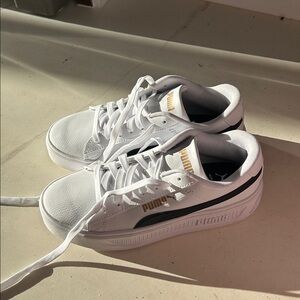 White Puma Sneakers